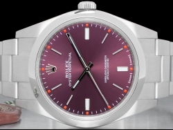 Rolex Oyster Perpetual 39 Oyster Bracelet Red Grape Dial - Rolex Guar 114300